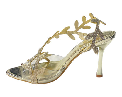 Glitter Rhinestone High Heel Sandals