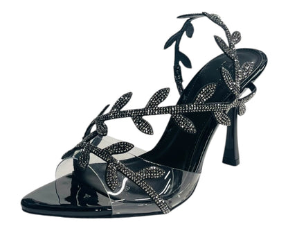 Glitter Rhinestone High Heel Sandals