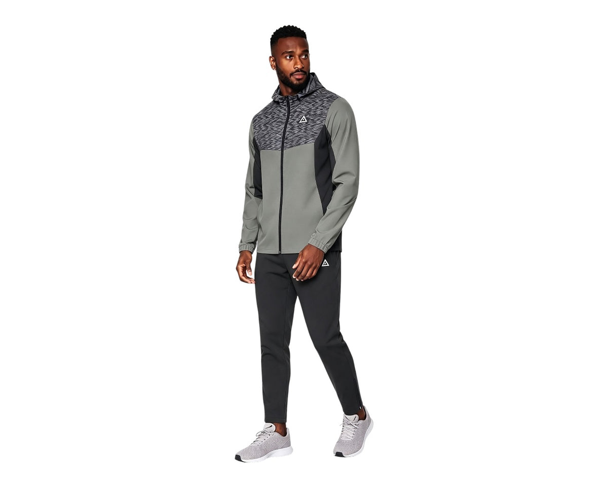 Colour Block Cargo Pant Hooded Tech Tracksuit