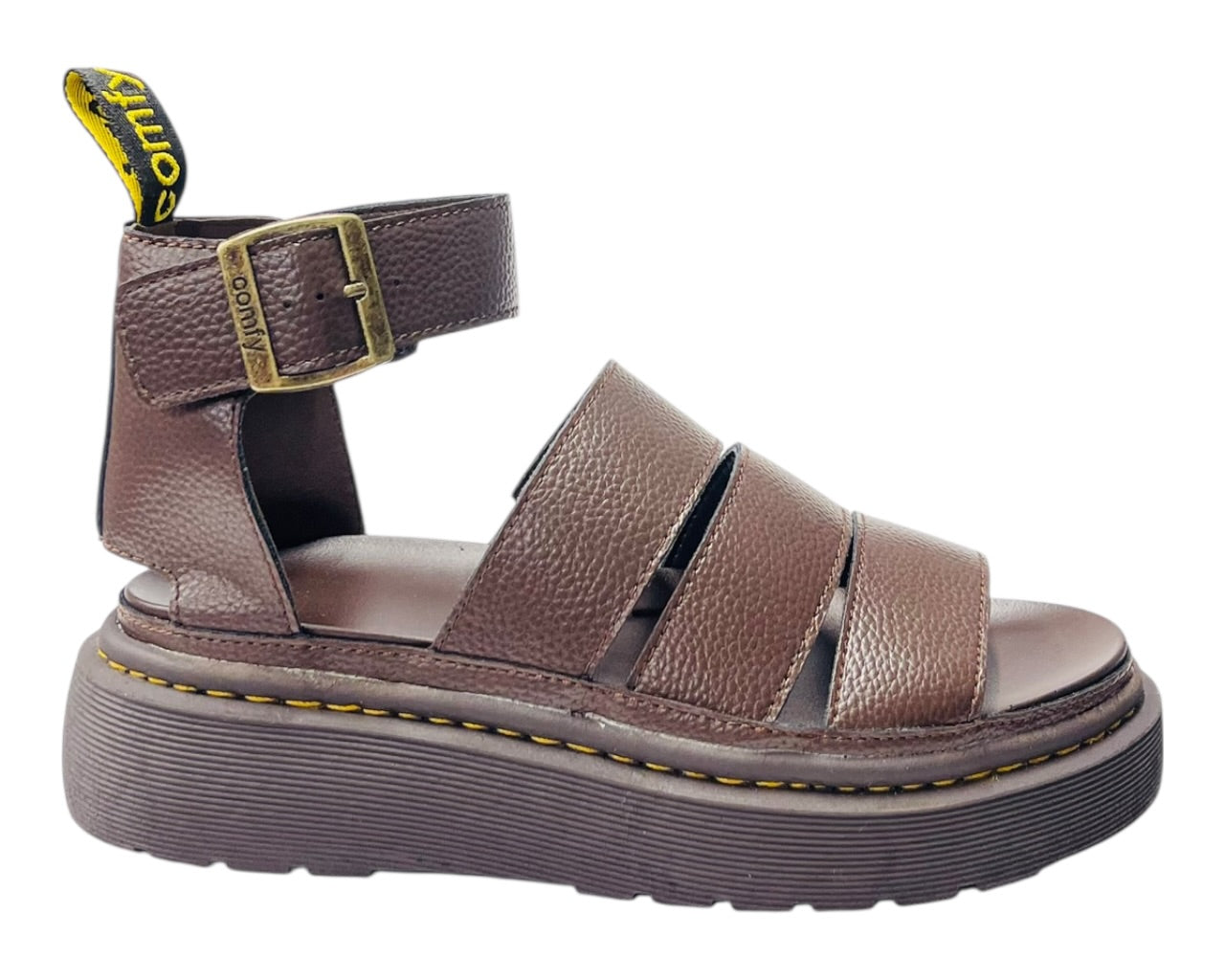 Ankle Strap Padded Chunky Sole Sandals