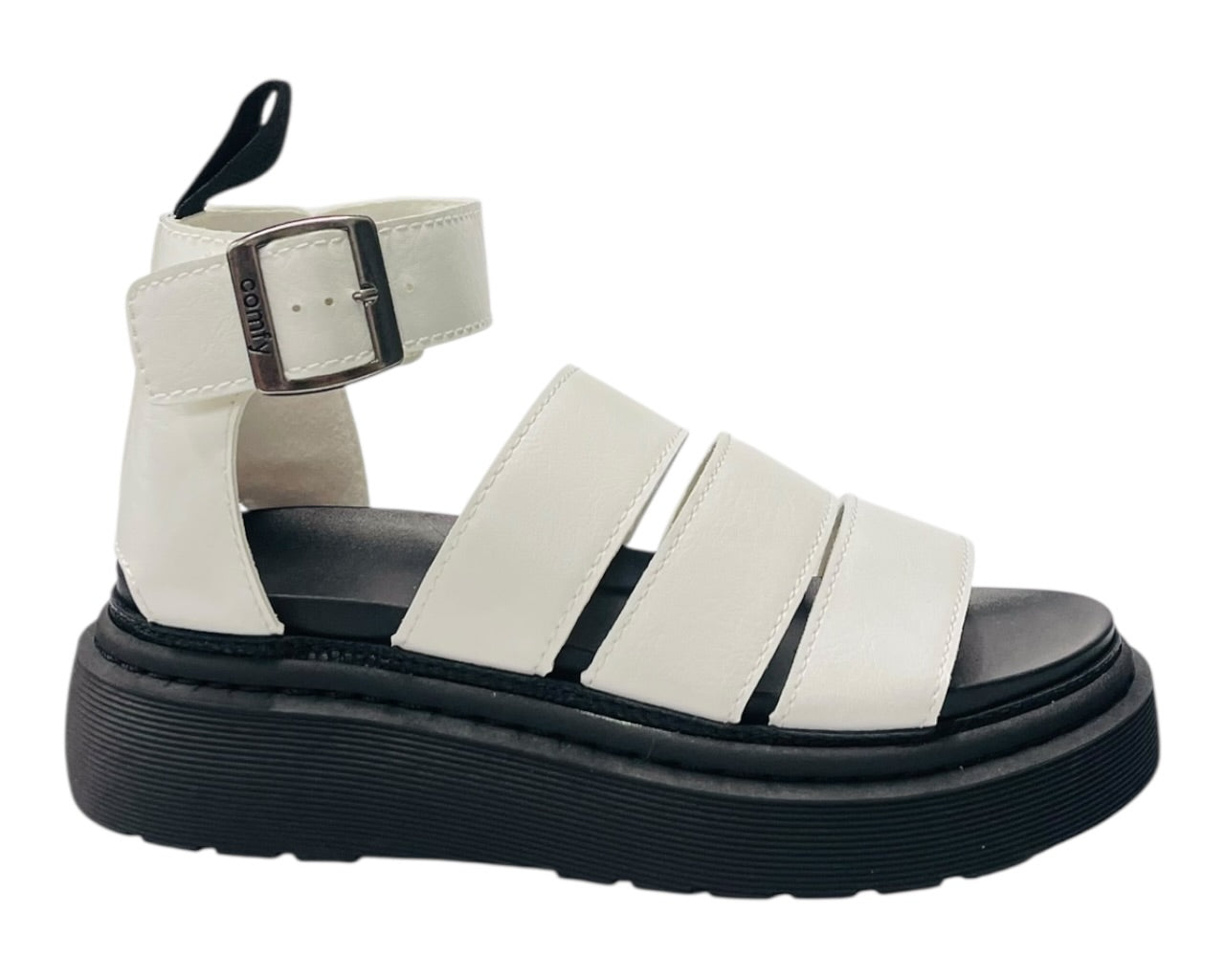 Ankle Strap Padded Chunky Sole Sandals