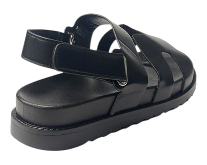 Cut Out Strap Chunky Flatform Sandals