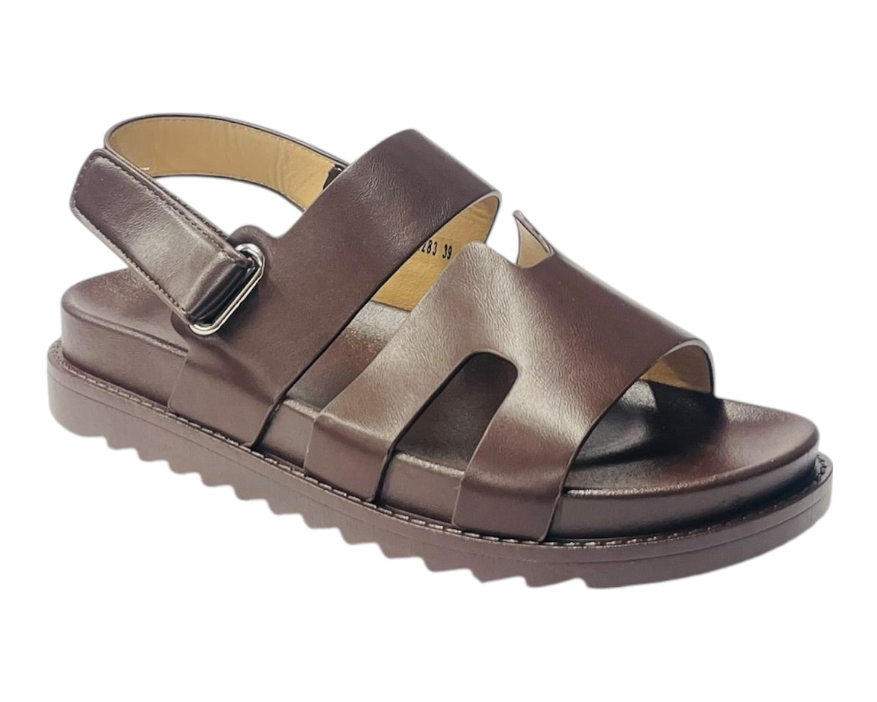 Cut Out Strap Chunky Flatform Sandals