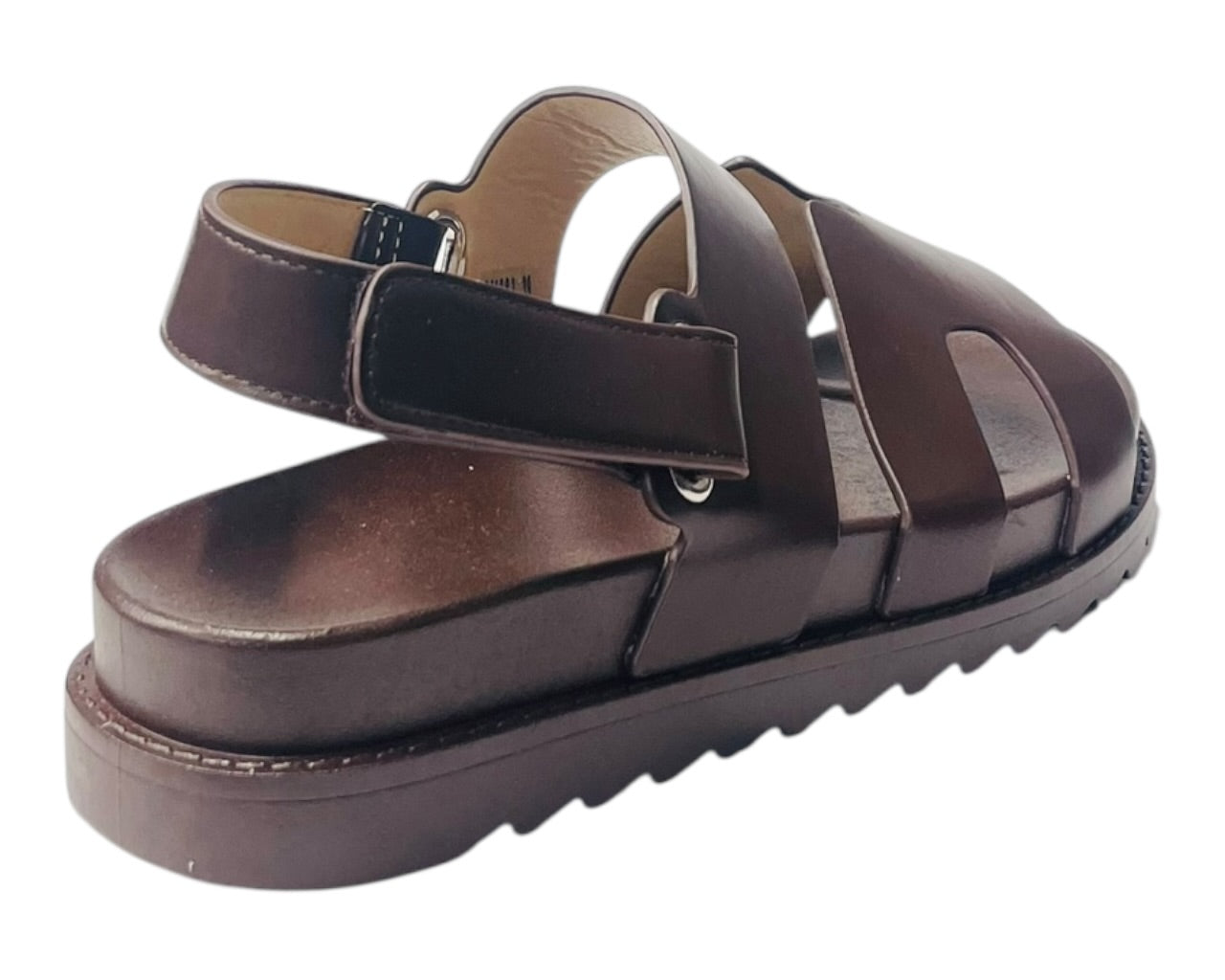 Cut Out Strap Chunky Flatform Sandals