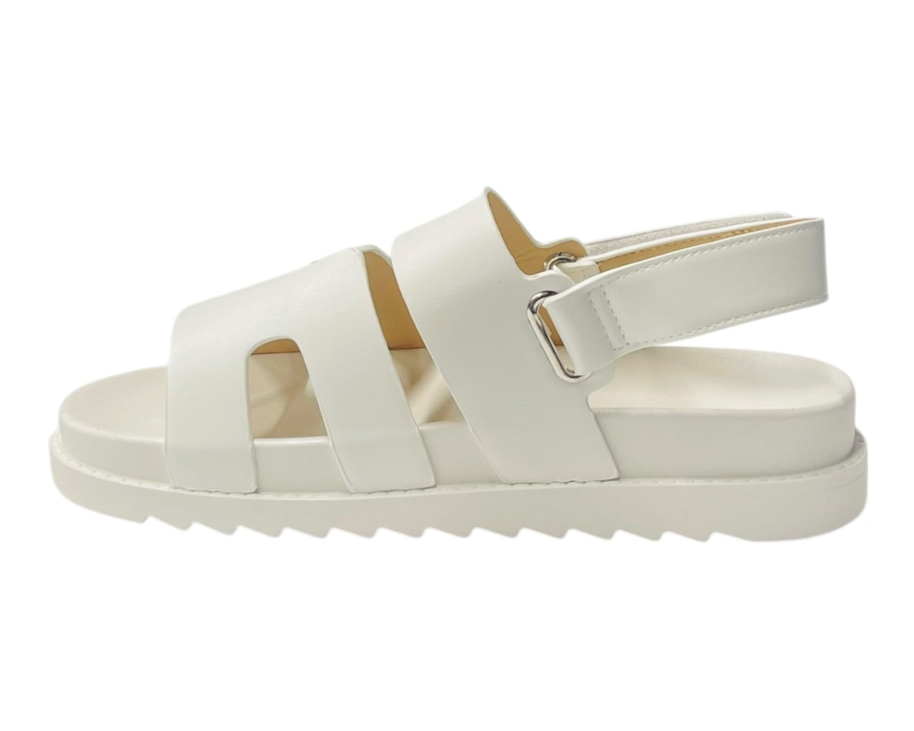 Cut Out Strap Chunky Flatform Sandals