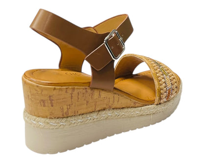 Lightweight Diamante Padded Insole Wedge Sandals