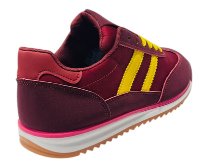 Sports Flat Sole Lace Up Trainers