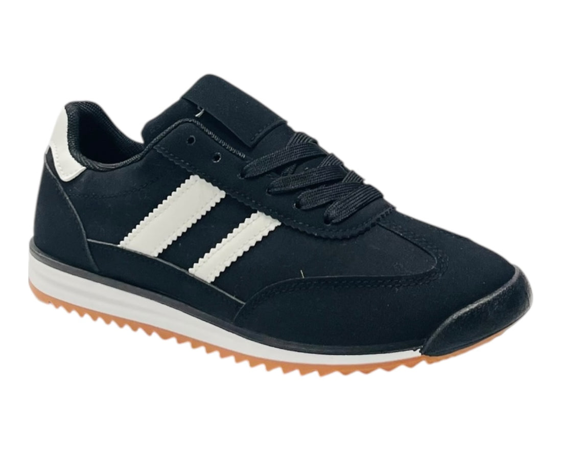 Sports Flat Sole Lace Up Trainers