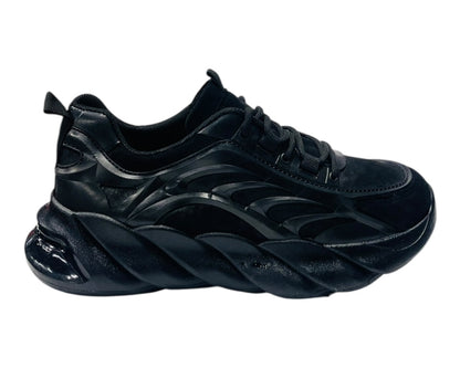 Chunky Sole Lace Up Sports Trainers