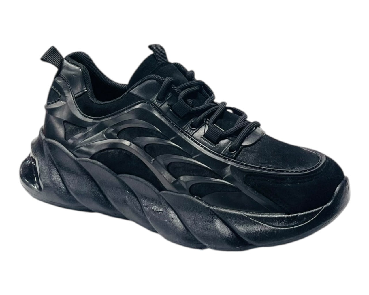 Chunky Sole Lace Up Sports Trainers