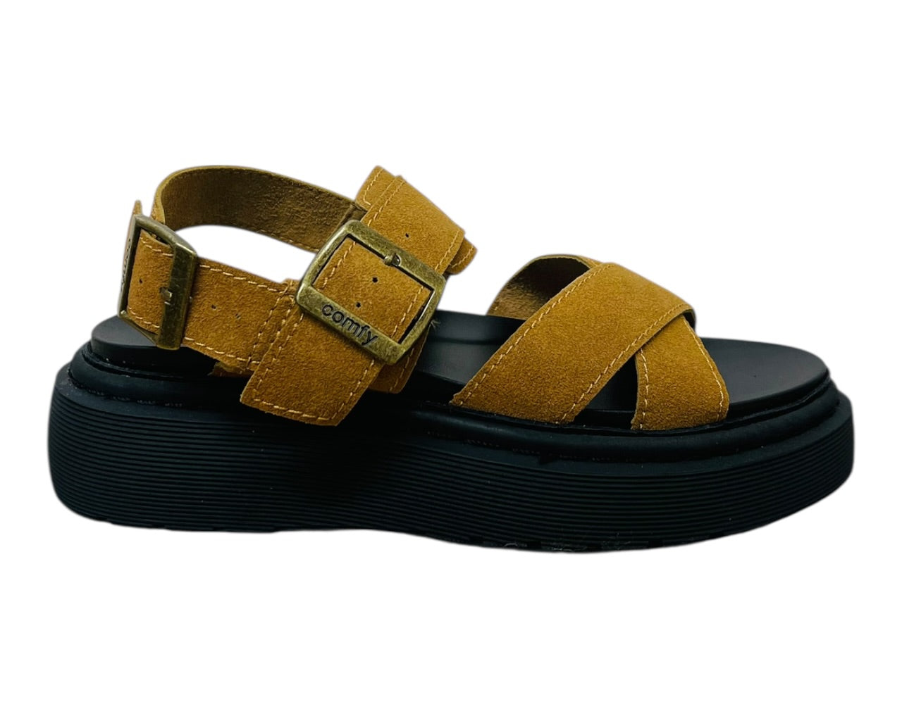 Ankle Strap Padded Chunky Sole Sandals