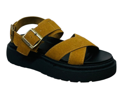 Ankle Strap Padded Chunky Sole Sandals