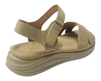 Ankle Strap Padded Insole Sandals
