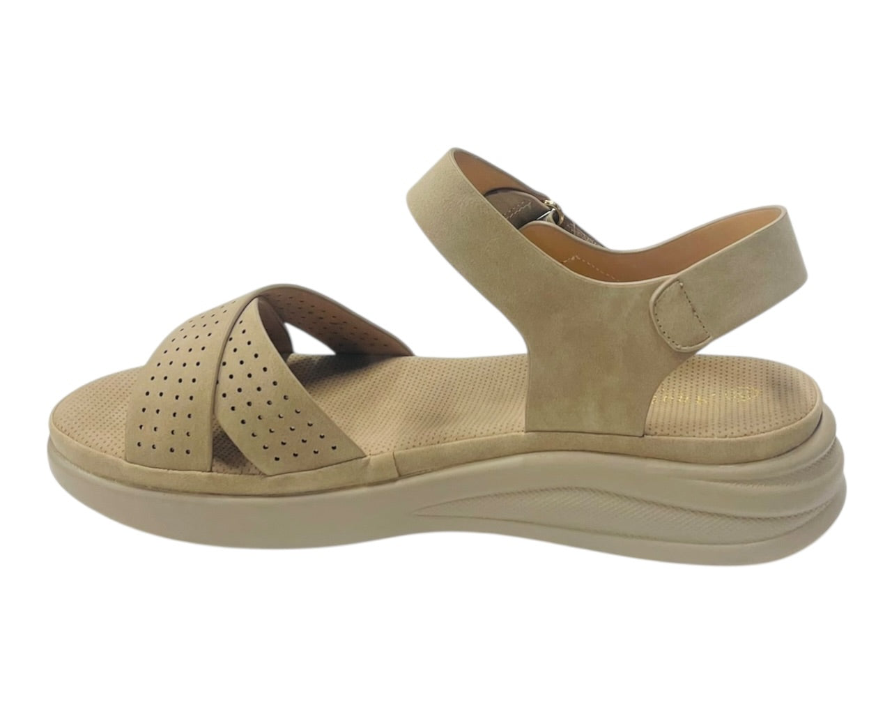 Ankle Strap Padded Insole Sandals