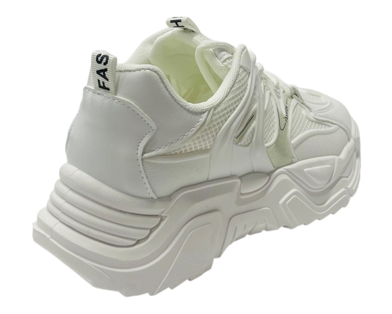 Chunky Sole Lace Up Sports Trainers