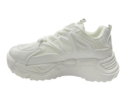 Chunky Sole Lace Up Sports Trainers