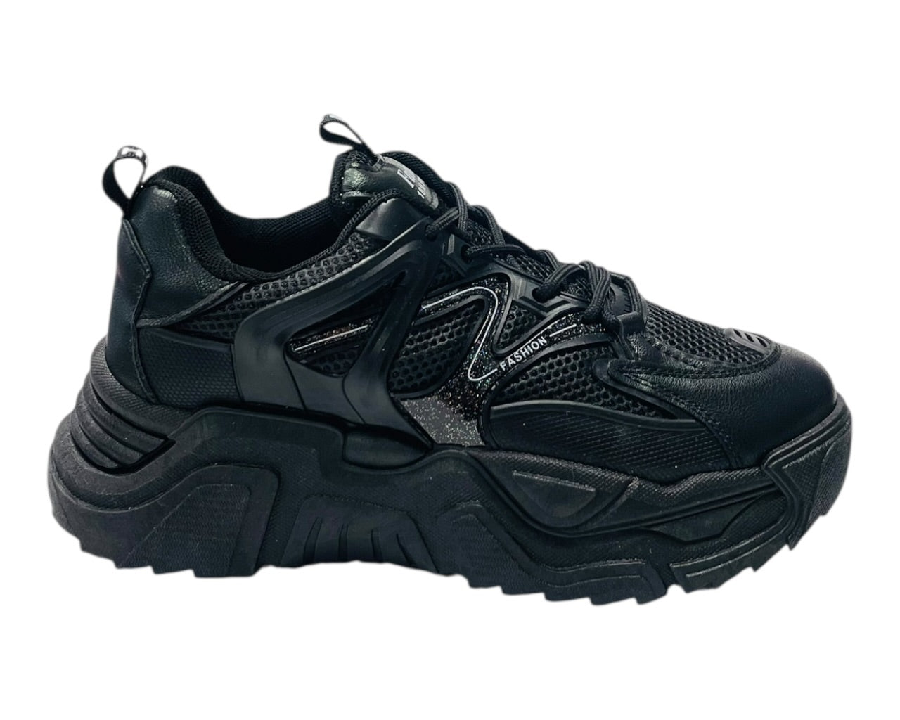 Chunky Sole Lace Up Sports Trainers
