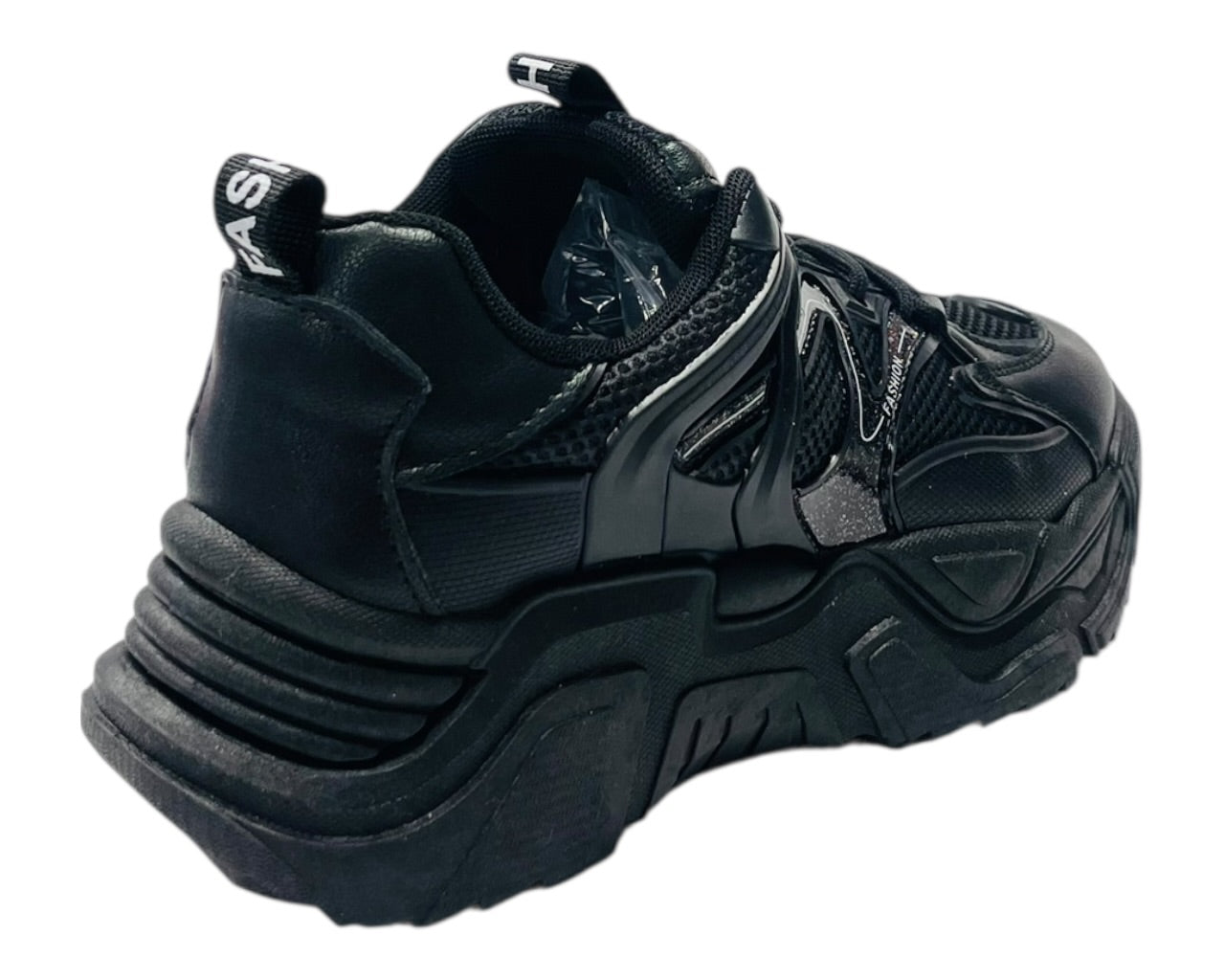 Chunky Sole Lace Up Sports Trainers