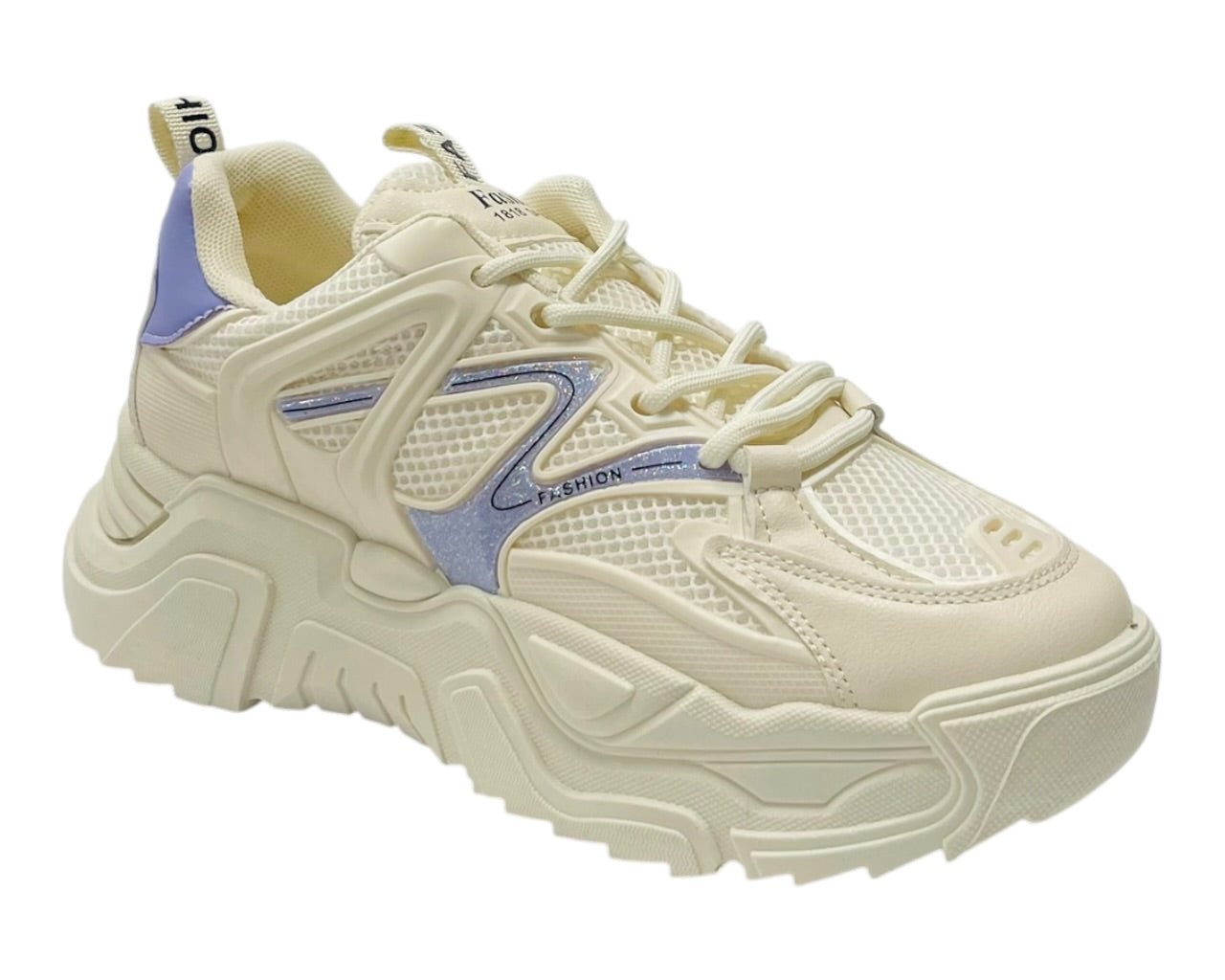 Chunky Sole Lace Up Sports Trainers