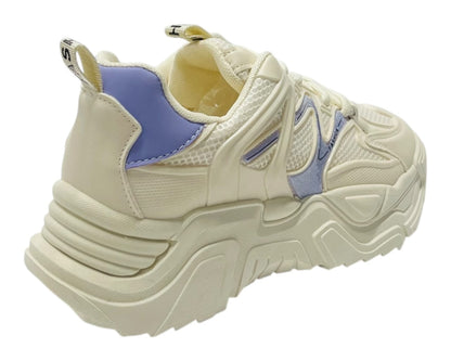 Chunky Sole Lace Up Sports Trainers