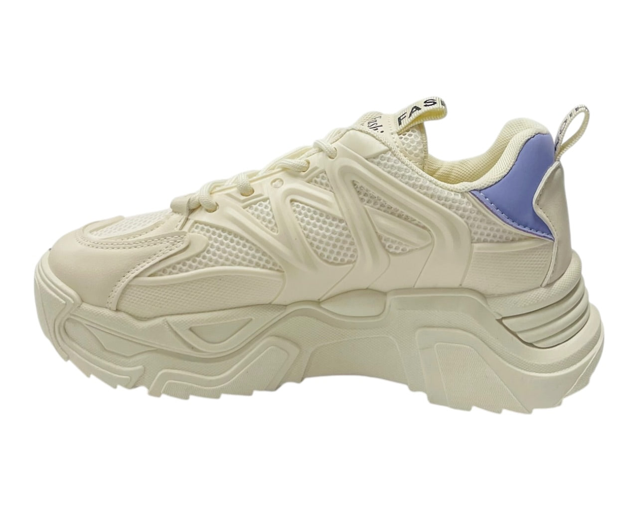 Chunky Sole Lace Up Sports Trainers