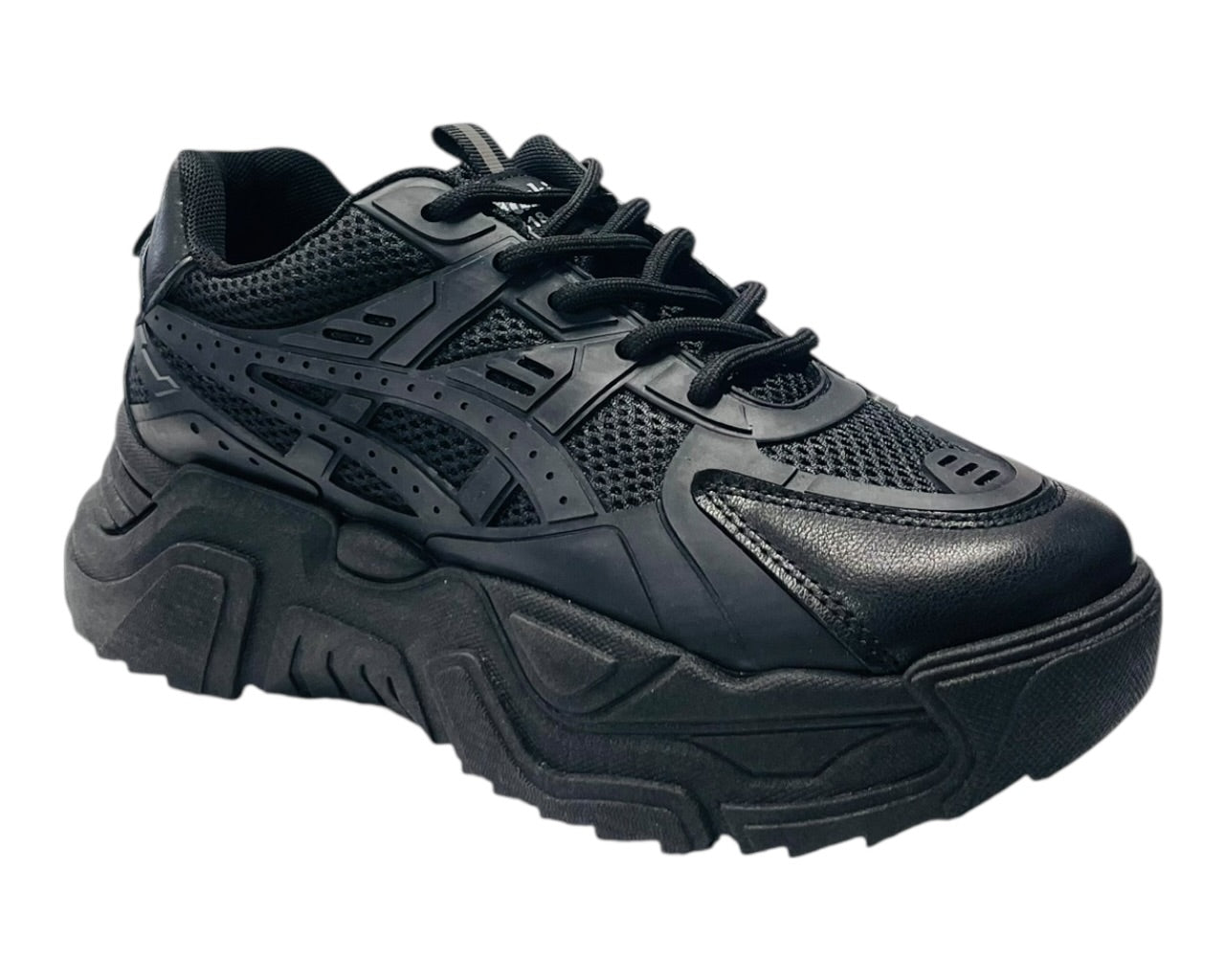 Chunky Sole Lace Up Sports Trainers