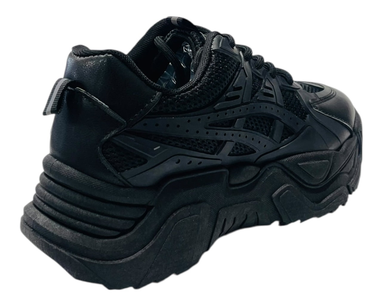 Chunky Sole Lace Up Sports Trainers