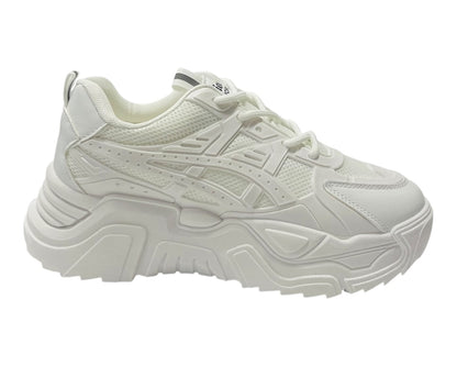 Chunky Sole Lace Up Sports Trainers