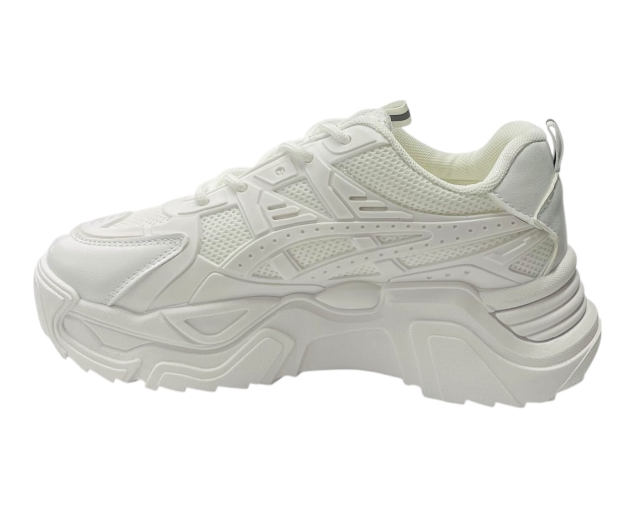 Chunky Sole Lace Up Sports Trainers