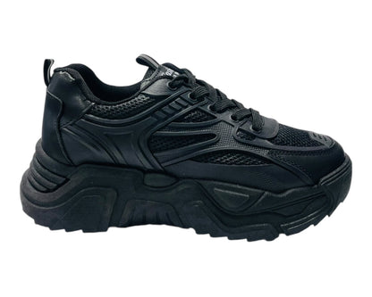 Chunky Sole Lace Up Sports Trainers