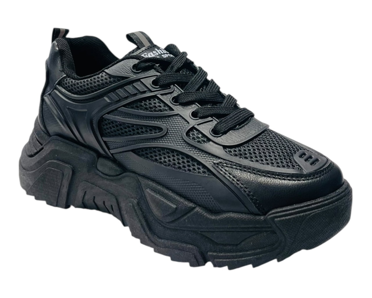 Chunky Sole Lace Up Sports Trainers