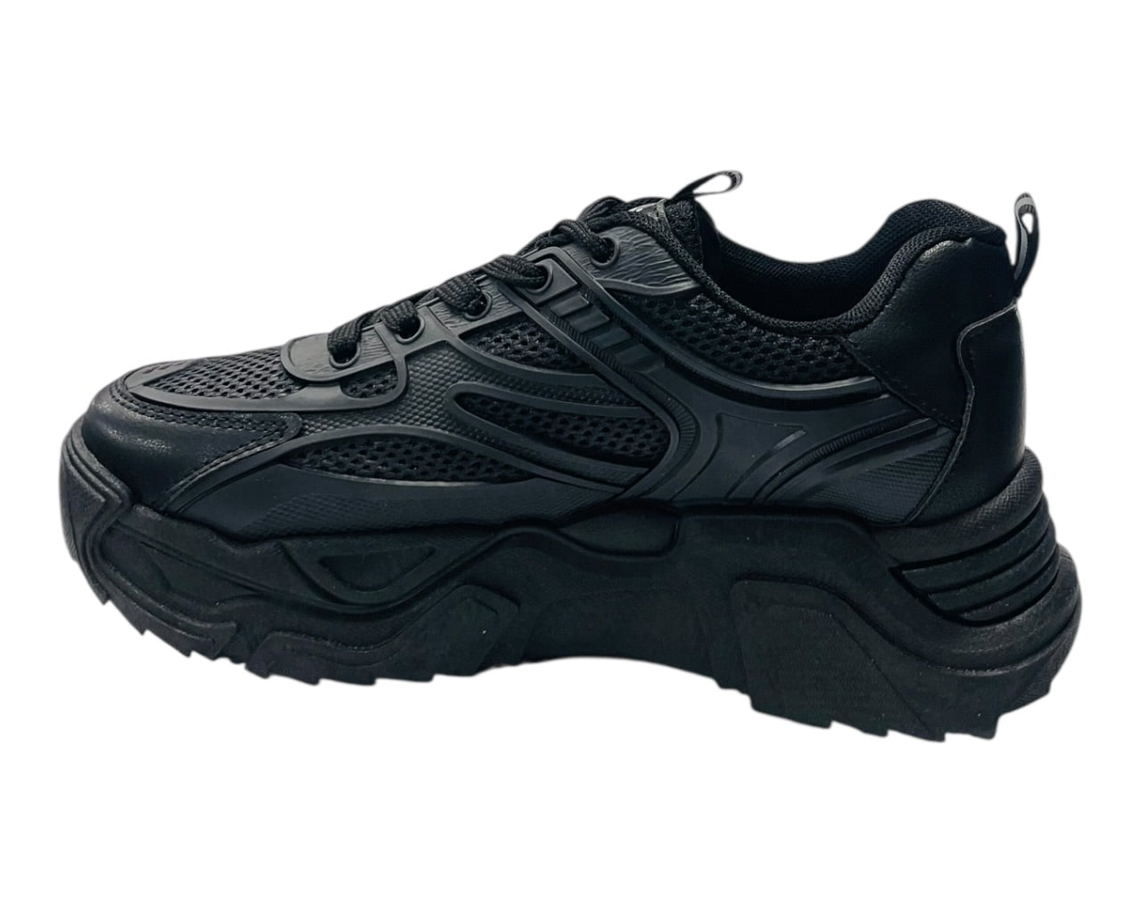 Chunky Sole Lace Up Sports Trainers