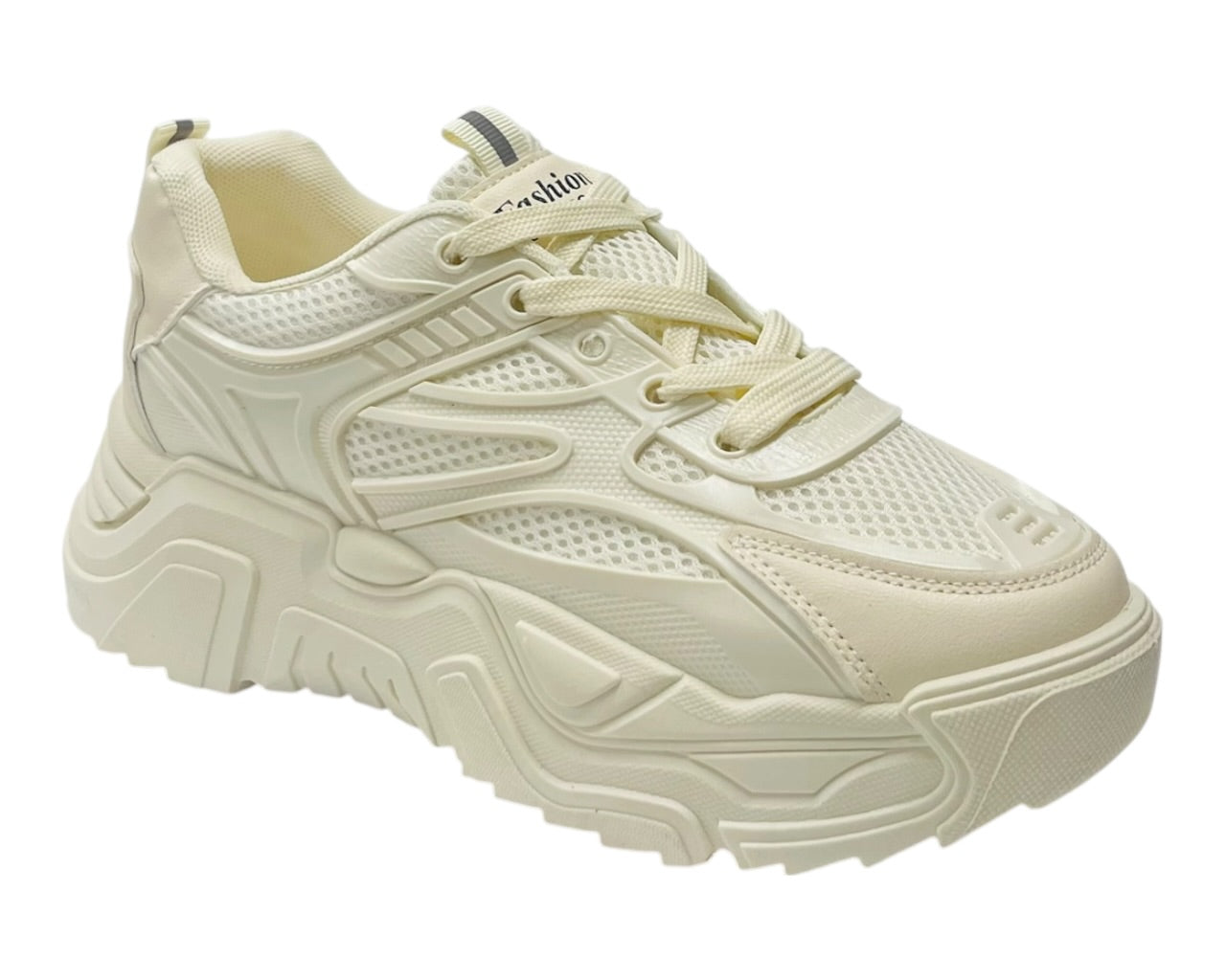 Chunky Sole Lace Up Sports Trainers