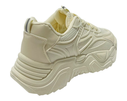 Chunky Sole Lace Up Sports Trainers