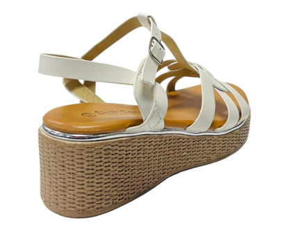 Lightweight Ankle Strap Wedge Sandals