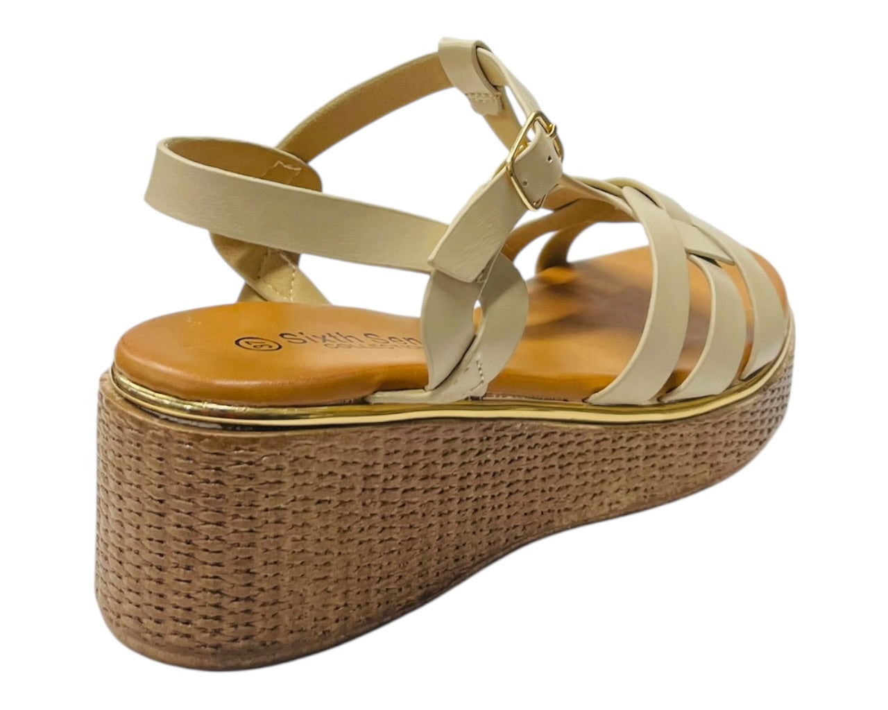 Lightweight Ankle Strap Wedge Sandals