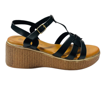 Lightweight Ankle Strap Wedge Sandals