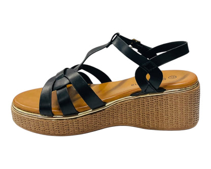 Lightweight Ankle Strap Wedge Sandals