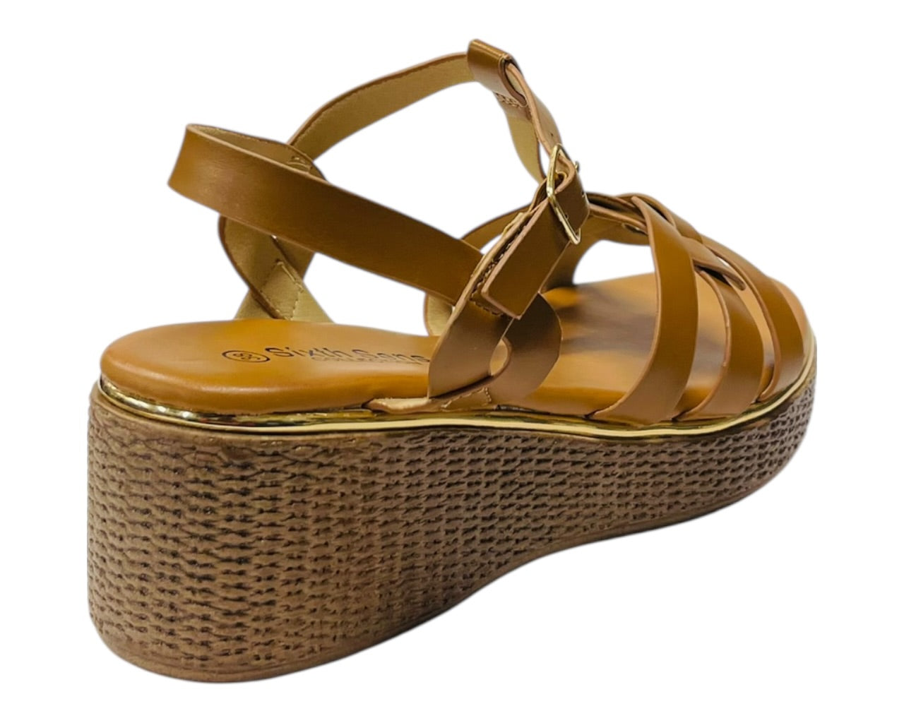 Lightweight Ankle Strap Wedge Sandals