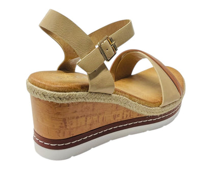 Lightweight Ankle Strap Wedge Sandals