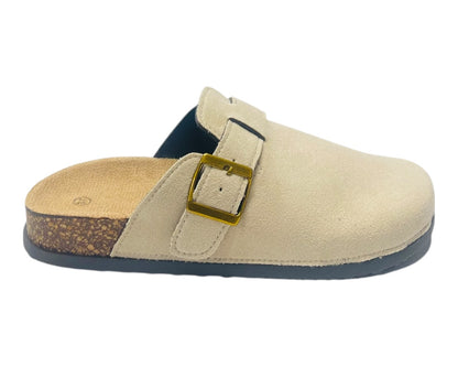 Faux Suede Clogs Slip On Mule Sandals