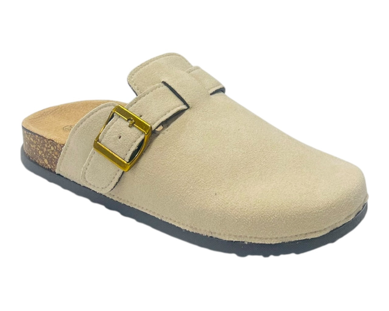 Faux Suede Clogs Slip On Mule Sandals