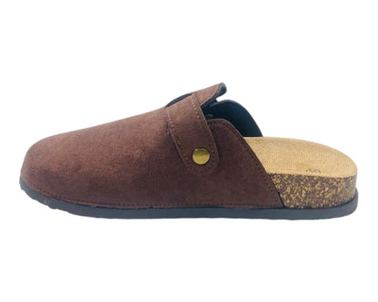 Faux Suede Clogs Slip On Mule Sandals