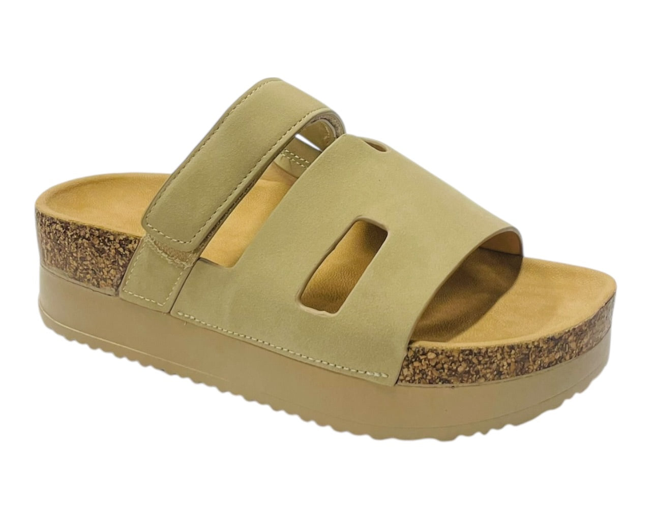 Gladiator Strap Platform Slider Sandal