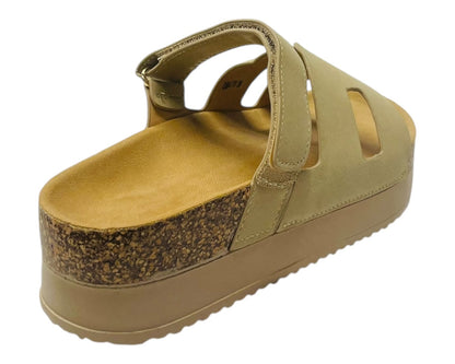 Gladiator Strap Platform Slider Sandal