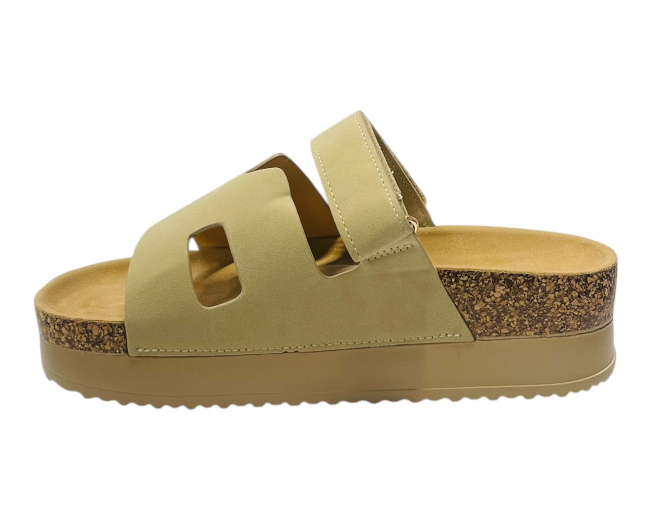 Gladiator Strap Platform Slider Sandal