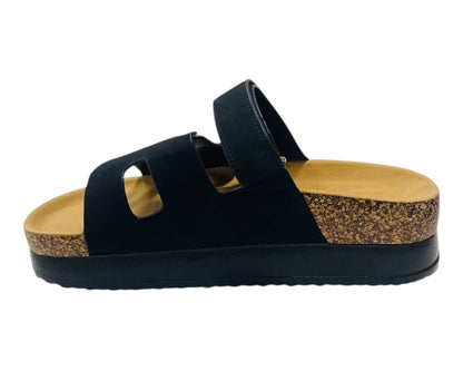 Gladiator Strap Platform Slider Sandal