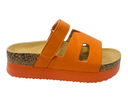 Gladiator Strap Platform Slider Sandal
