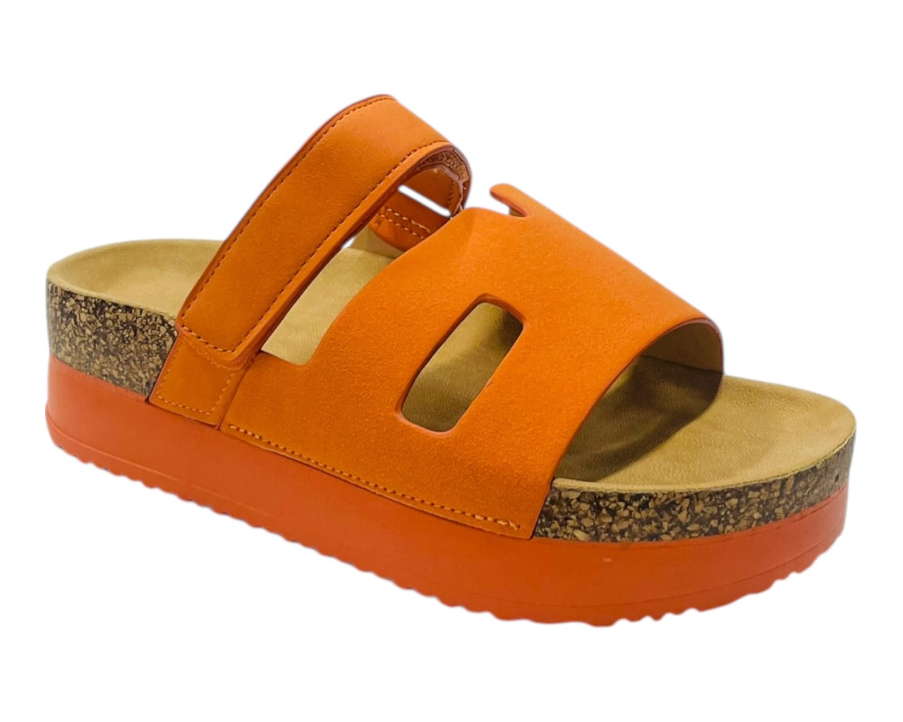 Gladiator Strap Platform Slider Sandal