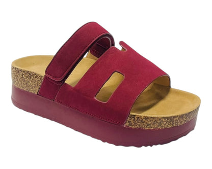 Gladiator Strap Platform Slider Sandal
